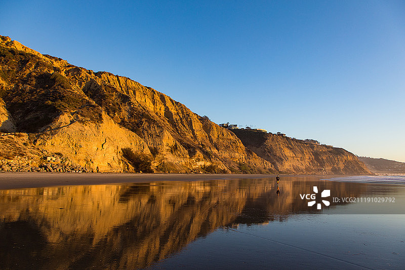 11月托里松树的日落图片素材