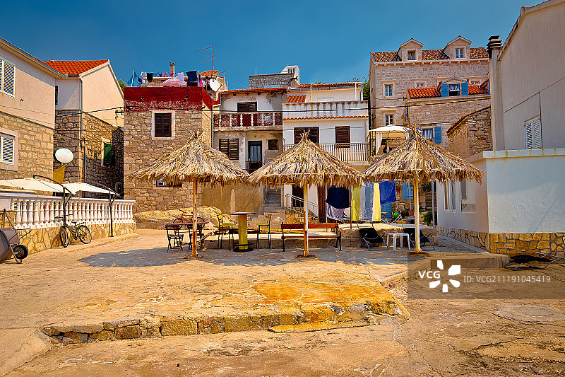 普尔维奇卢卡海滨建筑景观图片素材