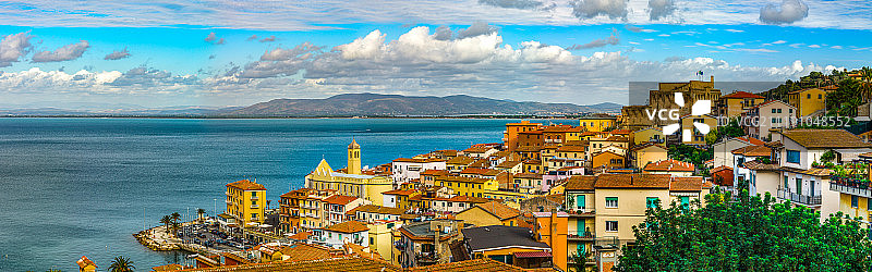 意大利圣斯蒂法诺港的风景图片素材