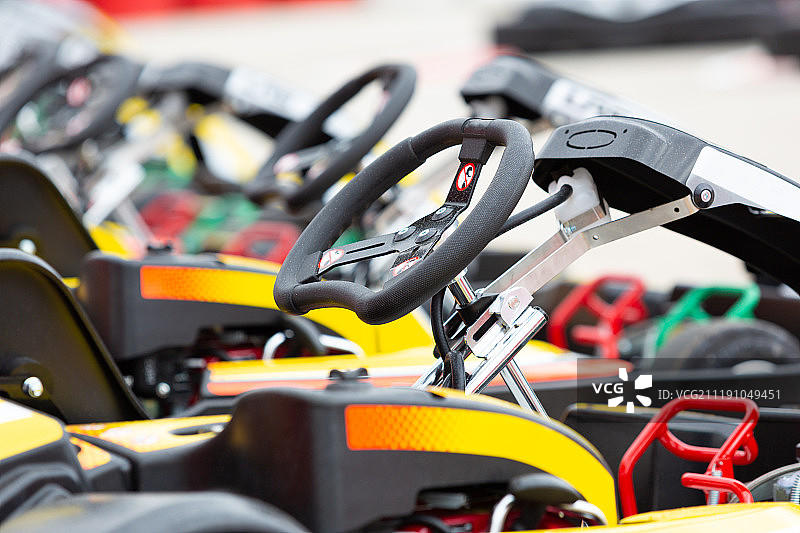 卡丁车特写图片素材