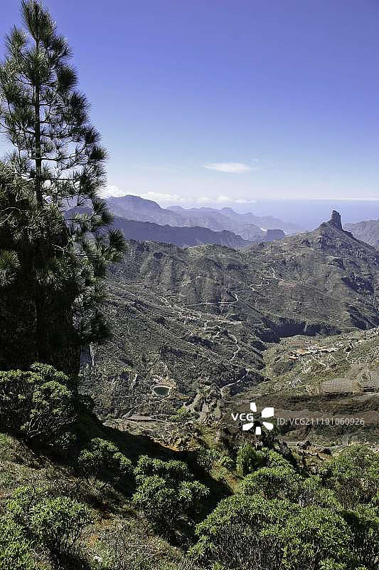 大加那利岛山谷风光图片素材