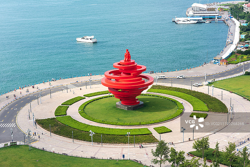 青岛五四广场图片素材