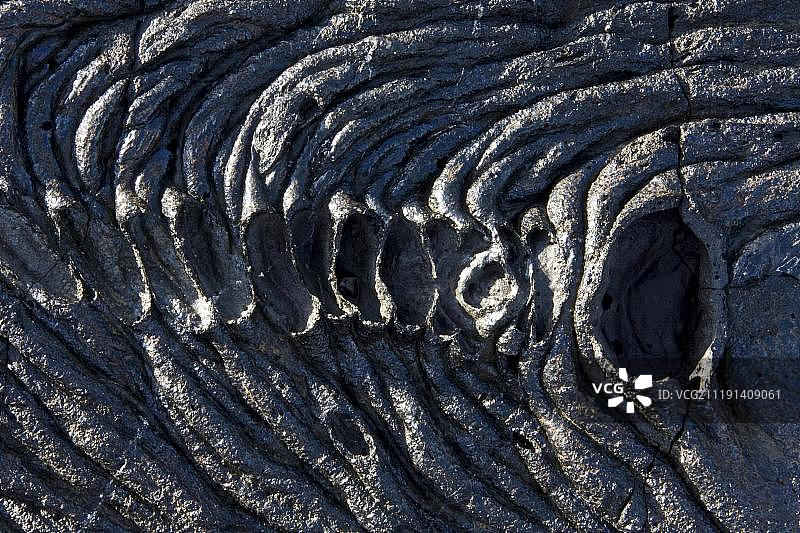 绳状熔岩图片素材