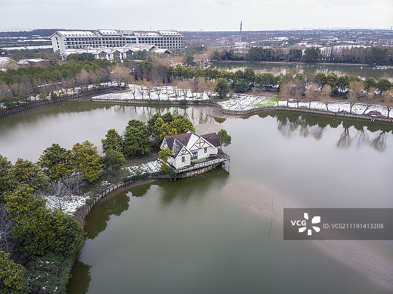 崇明西沙湿地公园图片素材