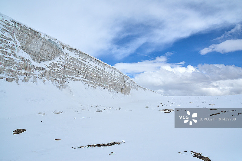 青海八一冰川图片素材