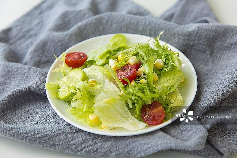 蔬菜色拉图片素材