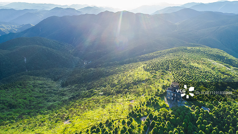 浙江第二高峰丽水庆元百山祖风光图片素材