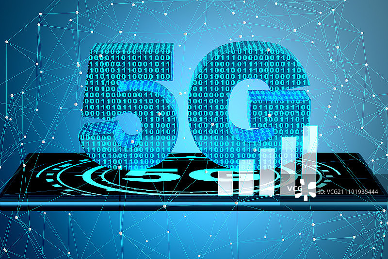 3D5G手机信号图片素材