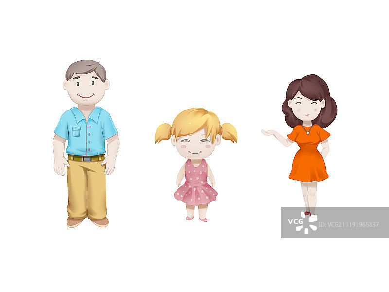 男人女人小女孩图片素材