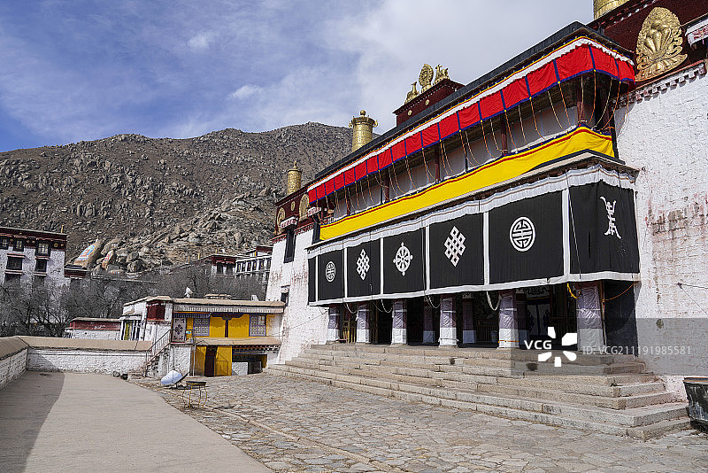 西藏拉萨色拉寺图片素材