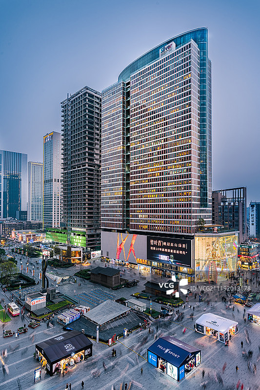 成都银石广场图片素材