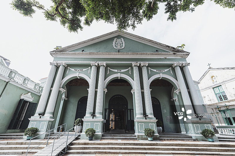 澳门岗顶剧院图片素材