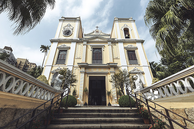 澳门圣老楞佐堂图片素材