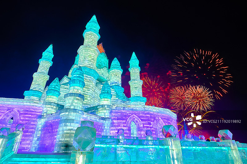 冰城哈尔滨 冰雪大世界图片素材