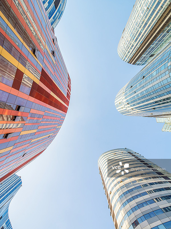 Low Angle View of SanlitunSOHO图片素材