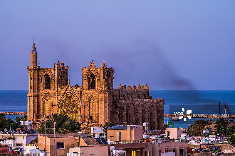 塞浦路斯古城法马古斯塔风光图片素材