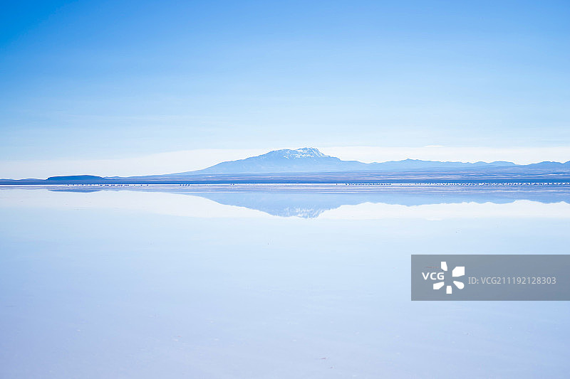 玻利维亚天空之镜图片素材