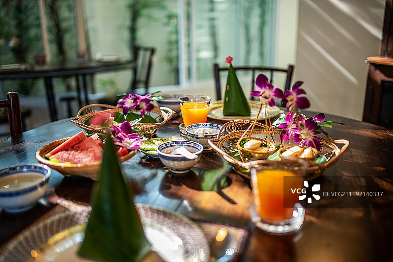 东南亚美食早餐图片素材