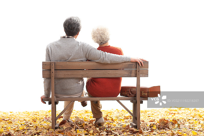 幸福的老年夫妇图片素材