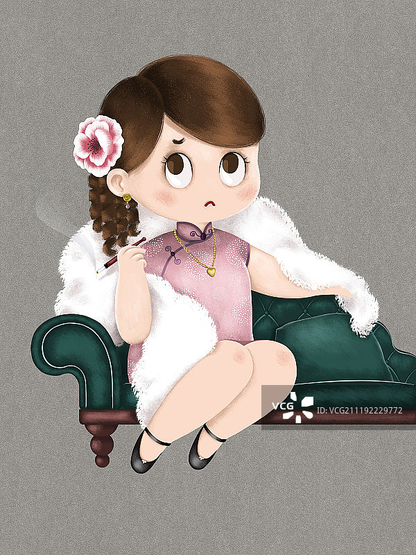 民国服饰图片素材