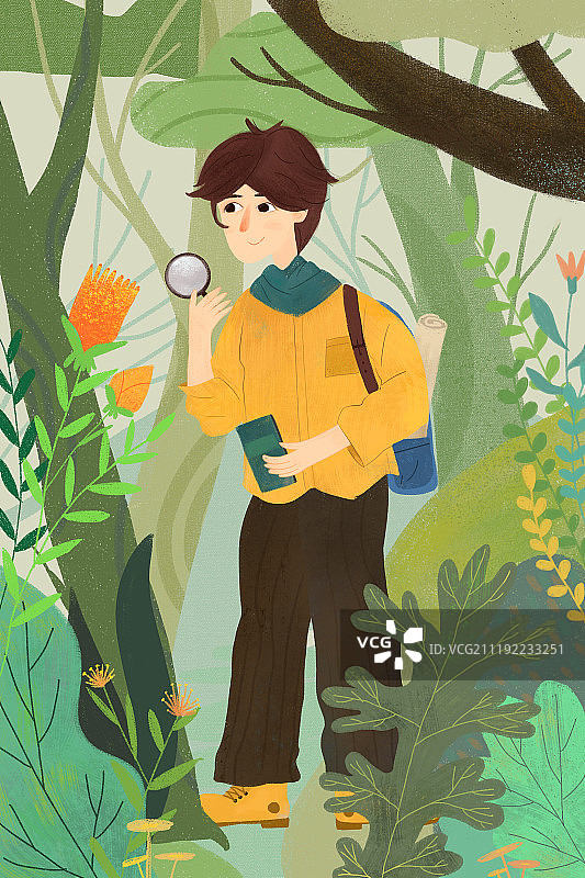 森林探险图片素材