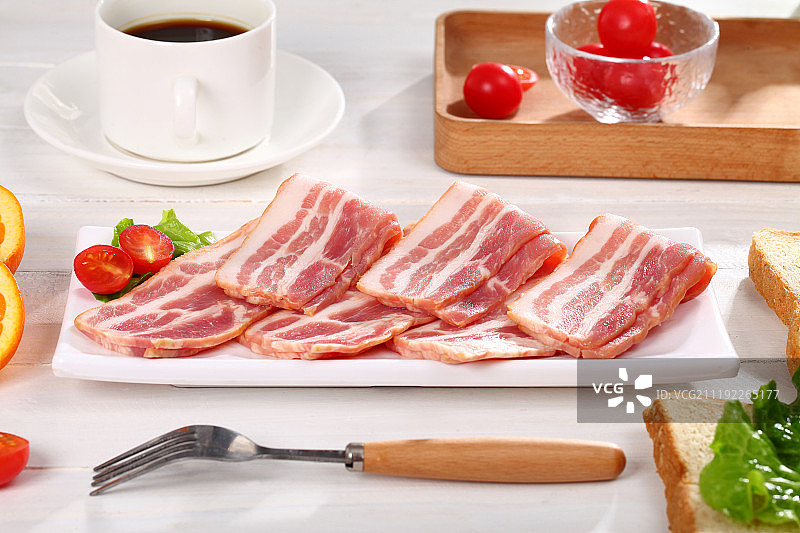 培根与早餐图片素材