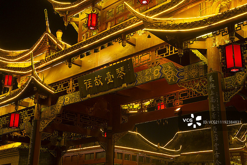 成都琴台故径琴台路图片素材