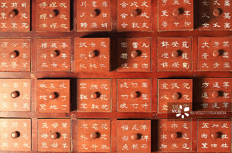 中医药方小景图片素材