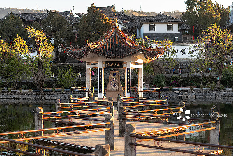 腾冲雨洲亭图片素材