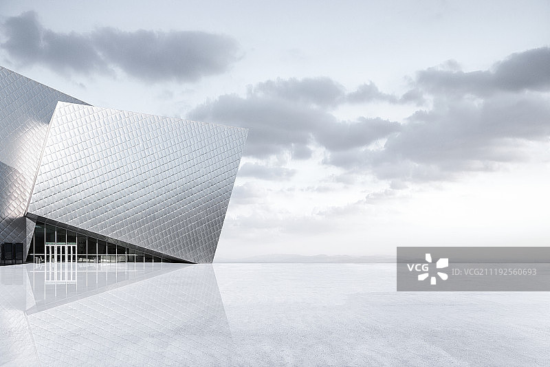 现代建筑汽车广告背景图图片素材