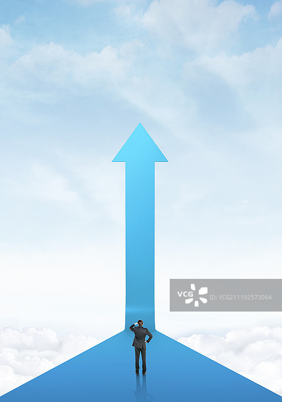 商务背景箭头3D图片素材