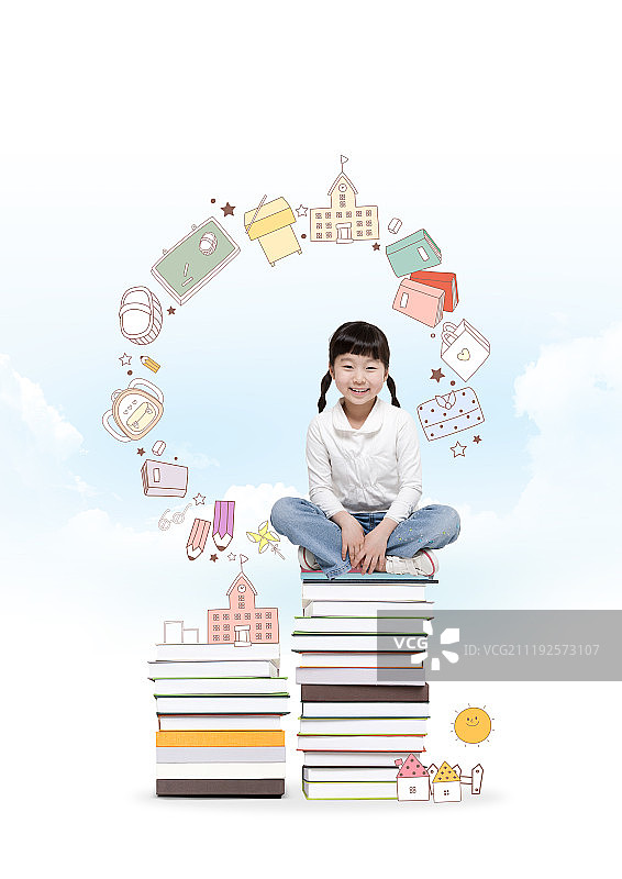 合成线条插画图片素材