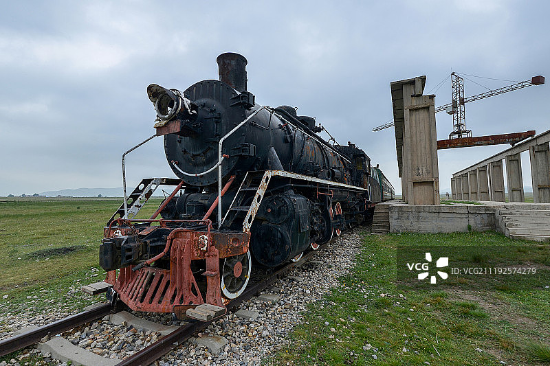 青海海北原子城上星站图片素材