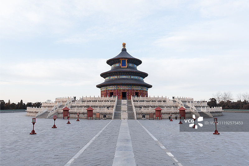 中国古建筑北京天坛图片素材