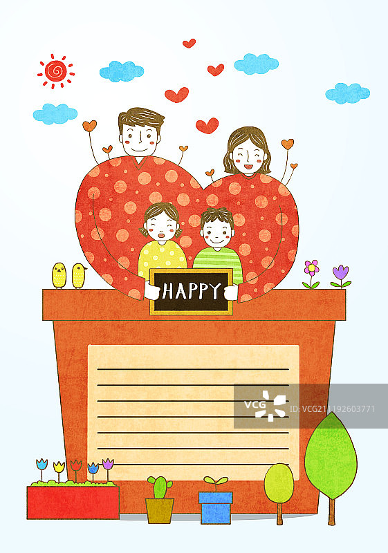 家庭，妈妈，爸爸，孩子，多人图片素材