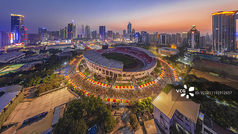 广州天河体育中心花市图片素材