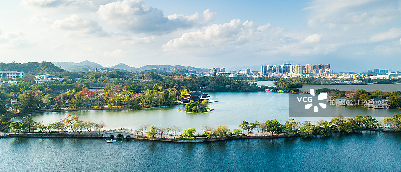 广东惠州西湖春色图片素材
