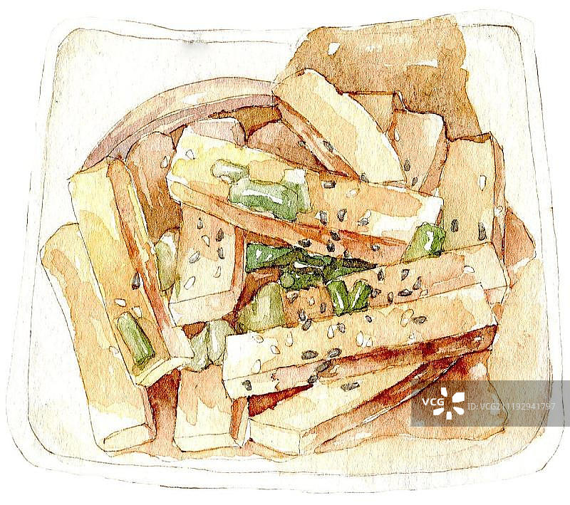 韩国美食炒年糕图片素材