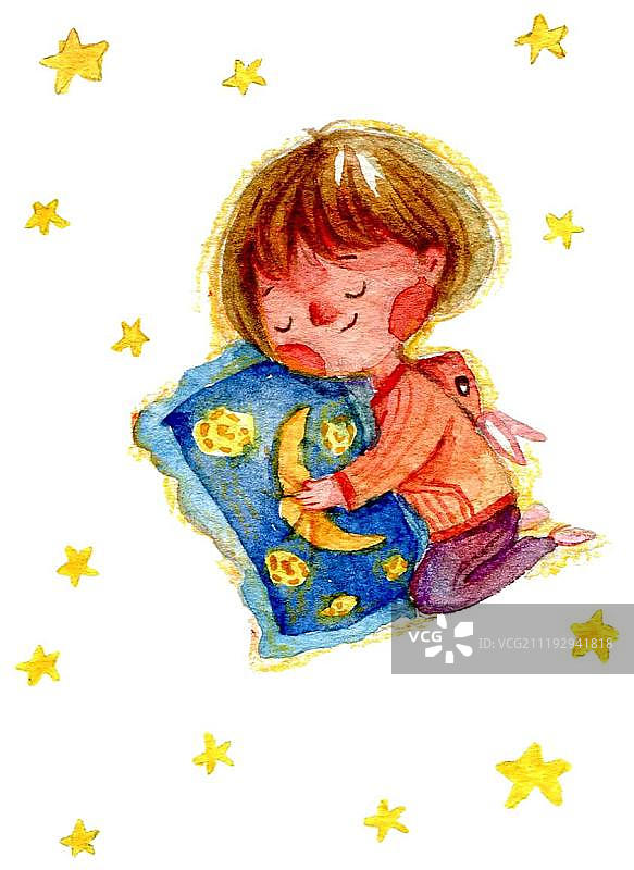 睡觉的女孩图片素材