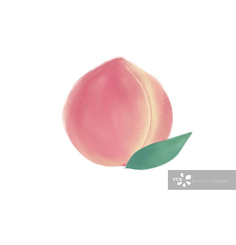 粉能香甜的桃子图片素材