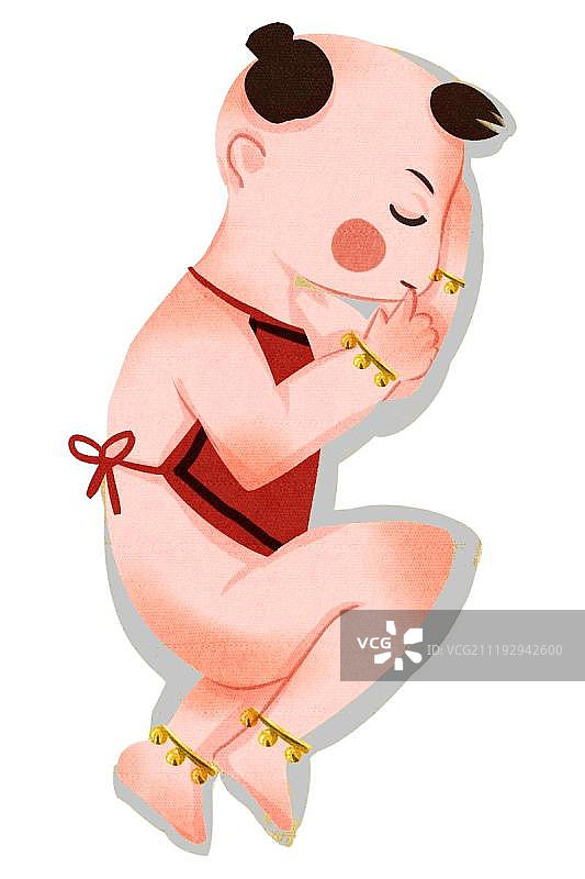 中国风中国娃娃图片素材