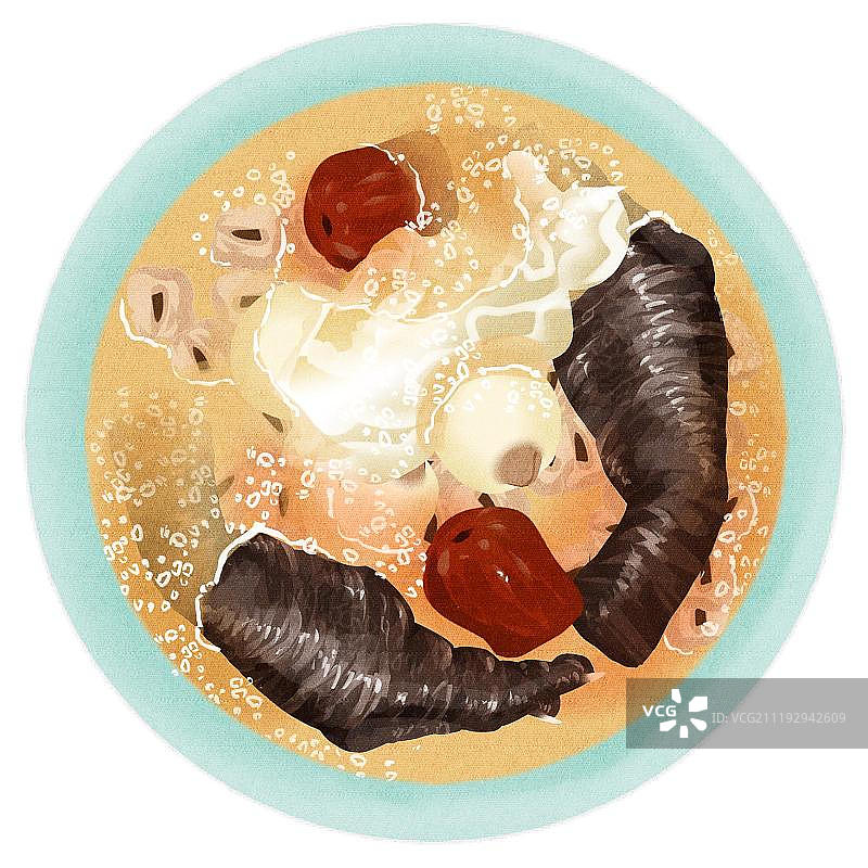 写实一盅滋补汤图片素材