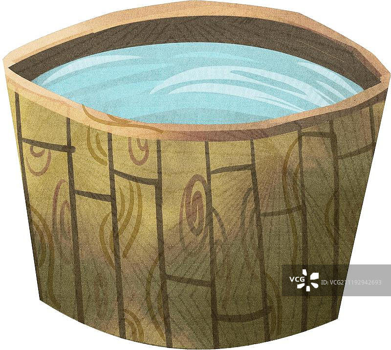 小清新水桶图片素材