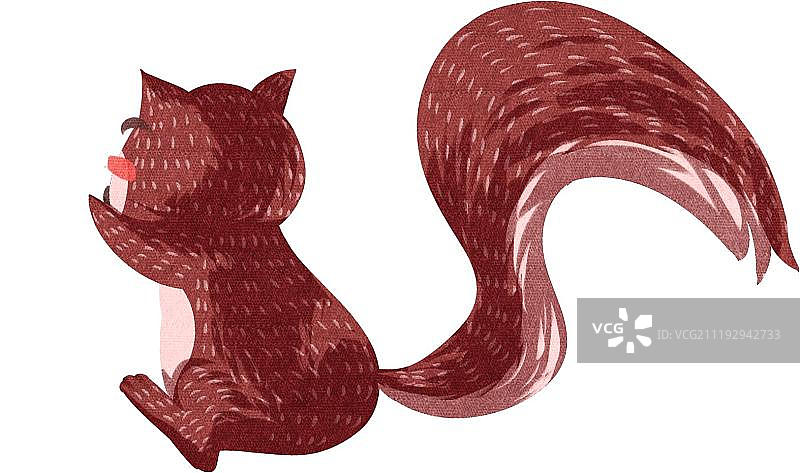 小清新可爱松鼠图片素材