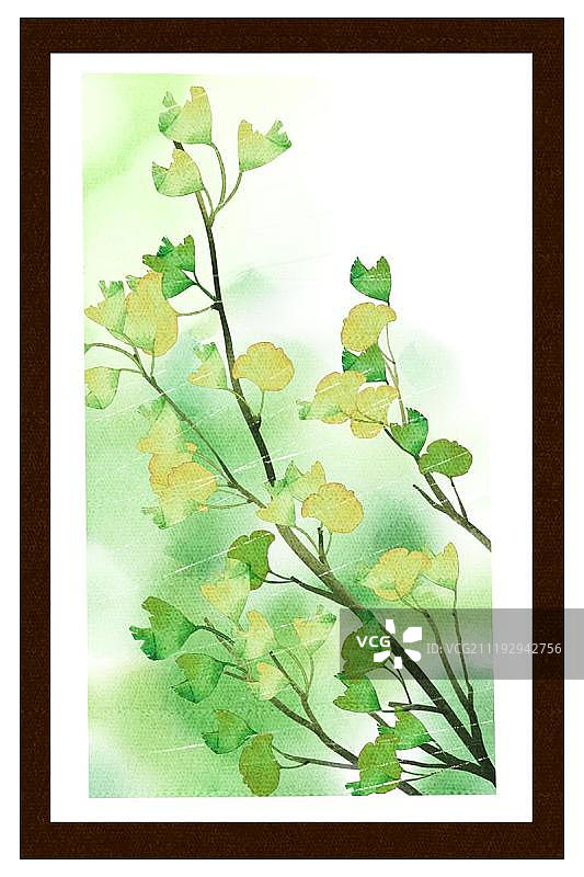 小清新挂画图片素材