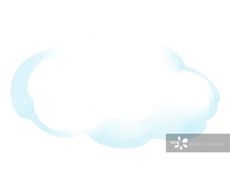 小清新风格白云图片素材