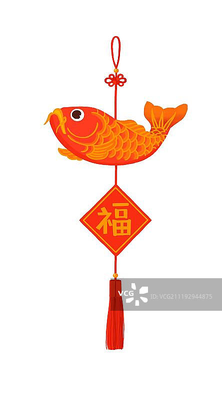 年年有余挂件装饰图片素材