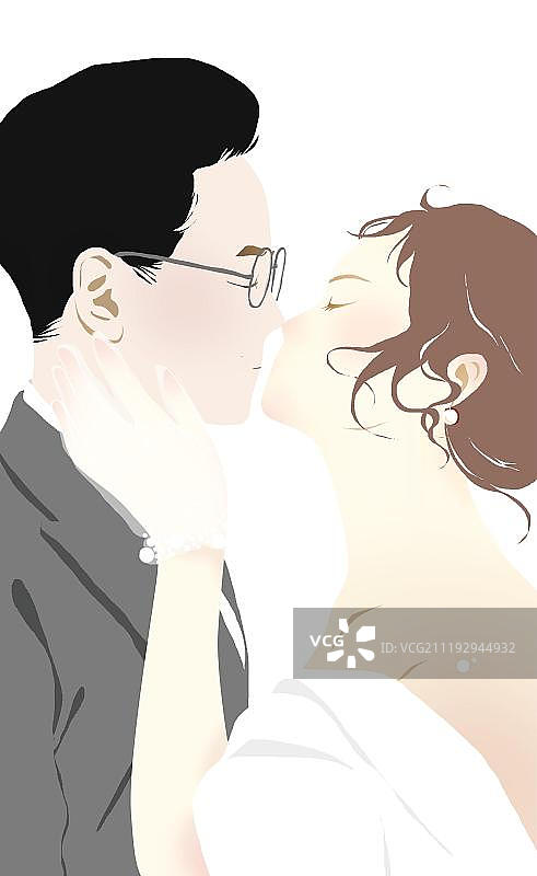 结婚新人图片素材