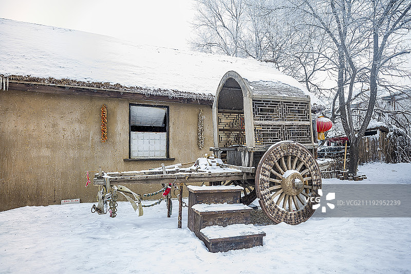 老式马车图片素材