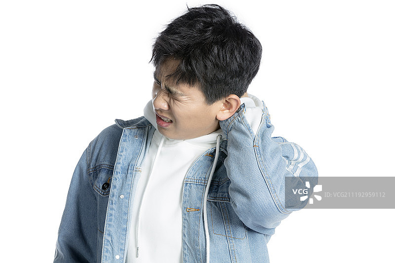 苦恼的年轻男子图片素材